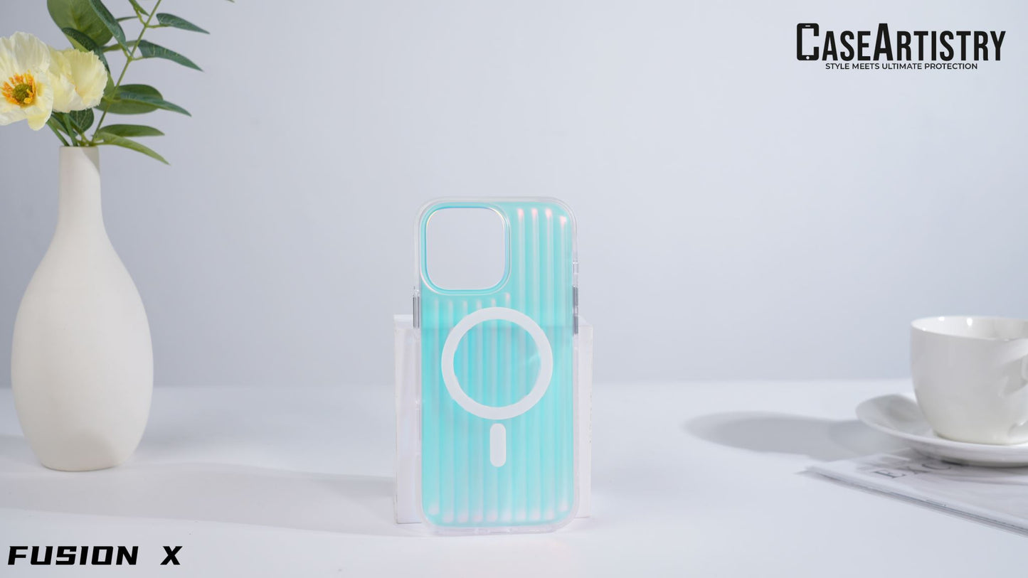 Case Artistry Corrugated Pattern Mag Armor Fusion X iPhone 13 / iPhone 14