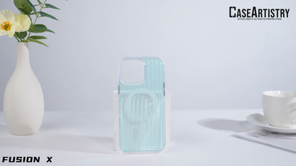 Case Artistry Corrugated Pattern Mag Armor Fusion X iPhone 13 / iPhone 14