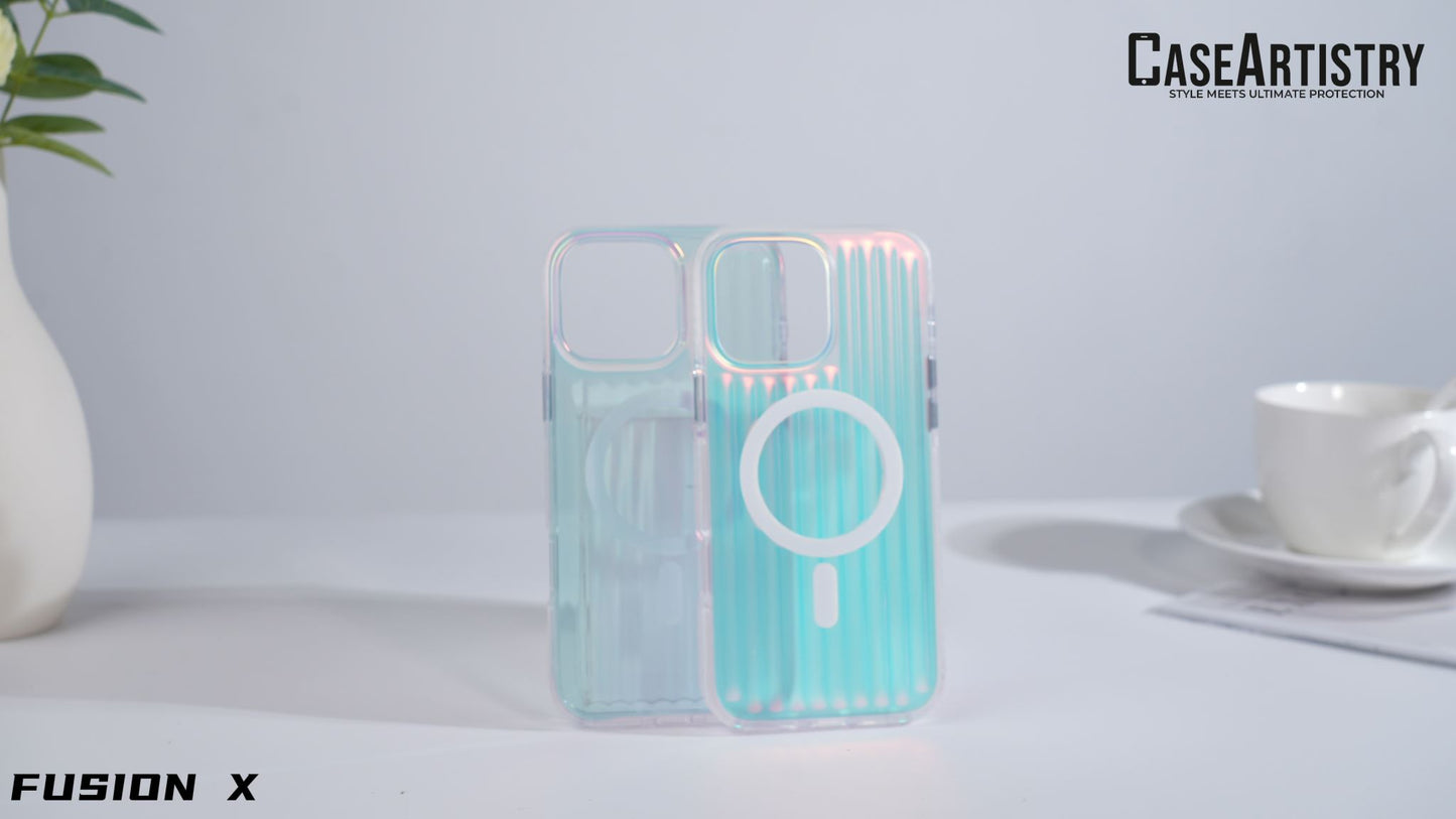 Case Artistry Corrugated Pattern Mag Armor Fusion X iPhone 13 / iPhone 14