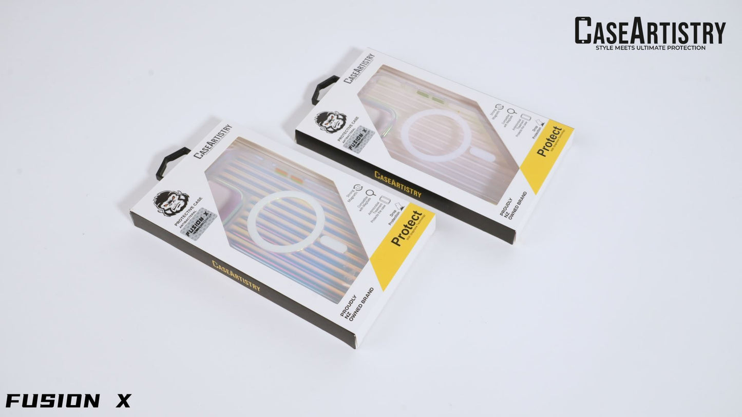 Case Artistry Corrugated Pattern Mag Armor Fusion X iPhone 13 / iPhone 14