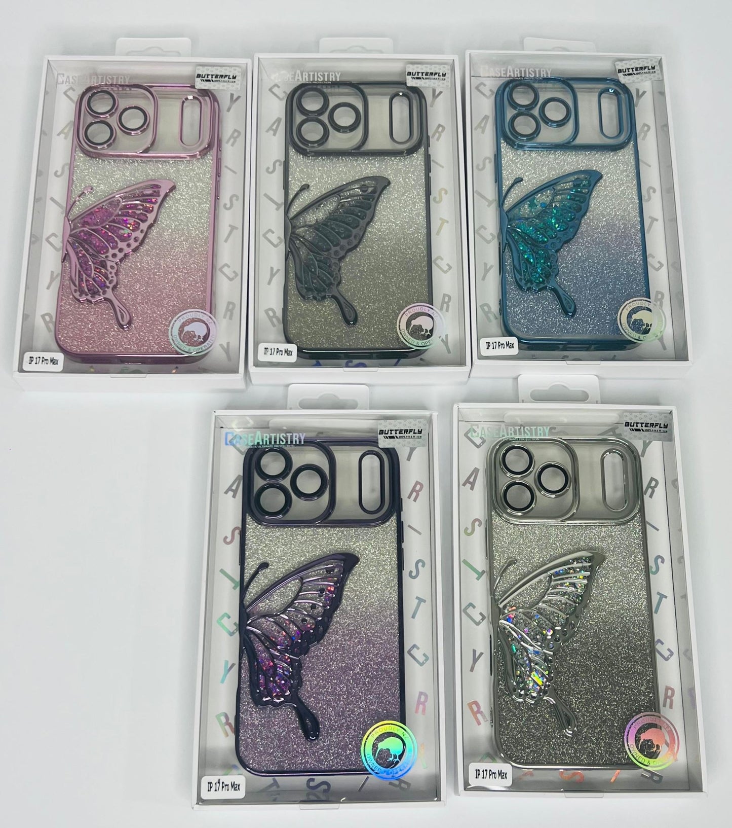 Case Artistry Sparkle Collection Butterfly Case For iPhone 17 Pro Max
